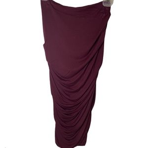 Marciano Wine Pencil Skirt
